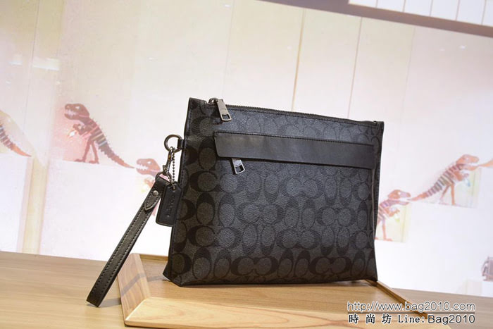 COACH蔻馳 29508新款 男士大手拿包 手腕包  Chz1367